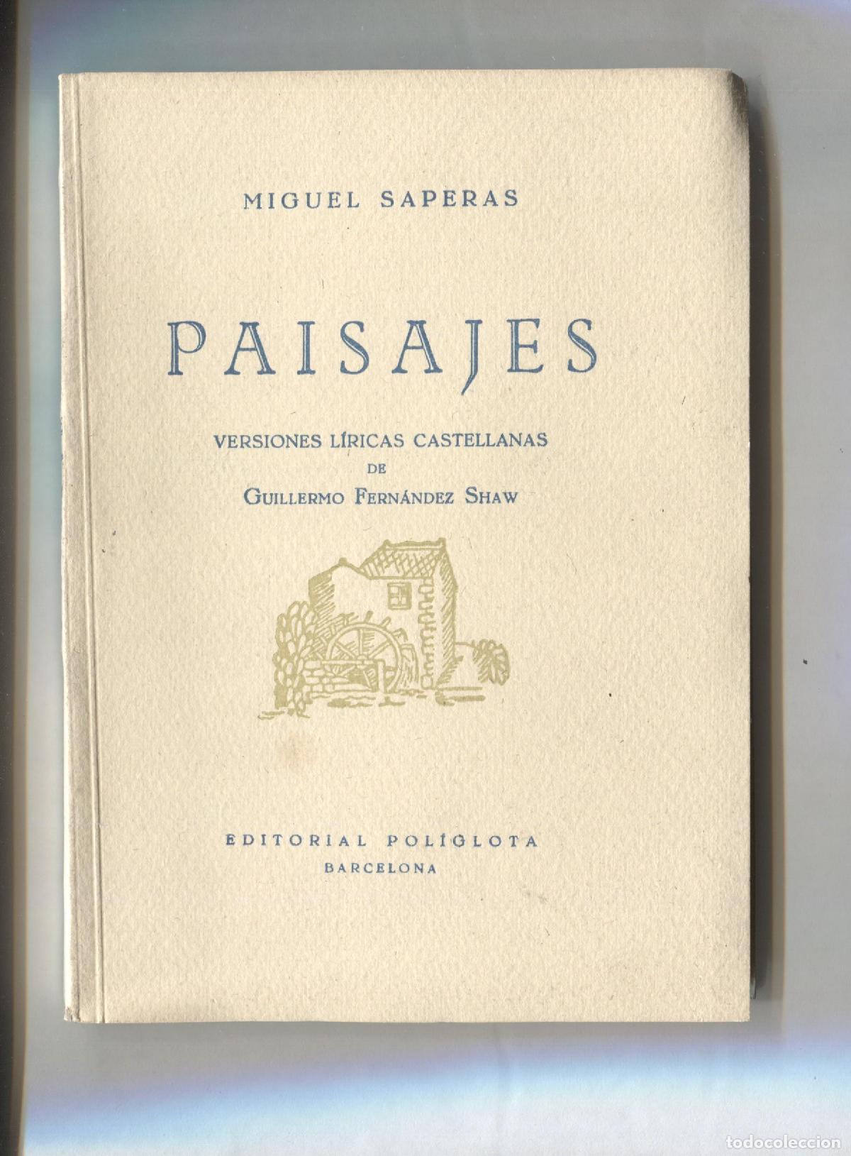 Libros: Paisajes de Miguel Saperas - Miguel Saperas