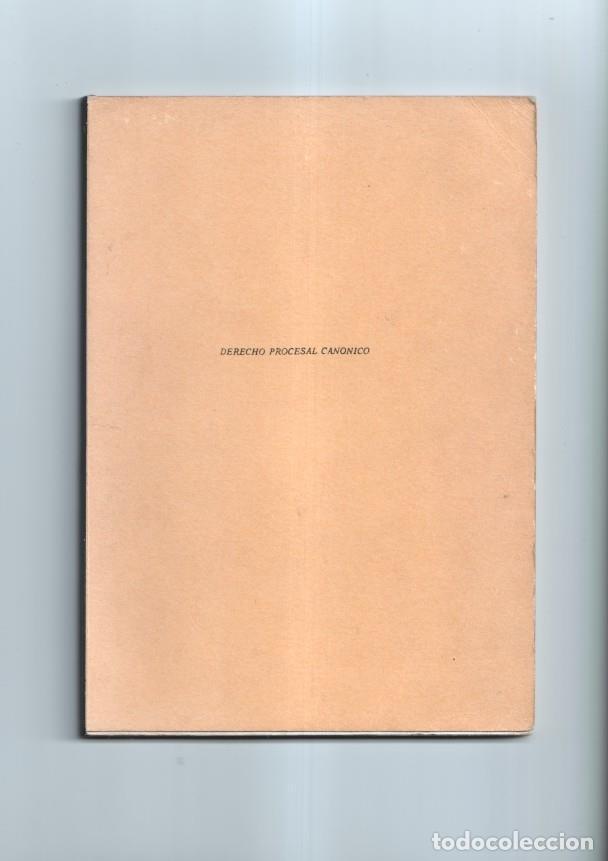 Libros: Derecho procesal canonico - Varios - Foto 1