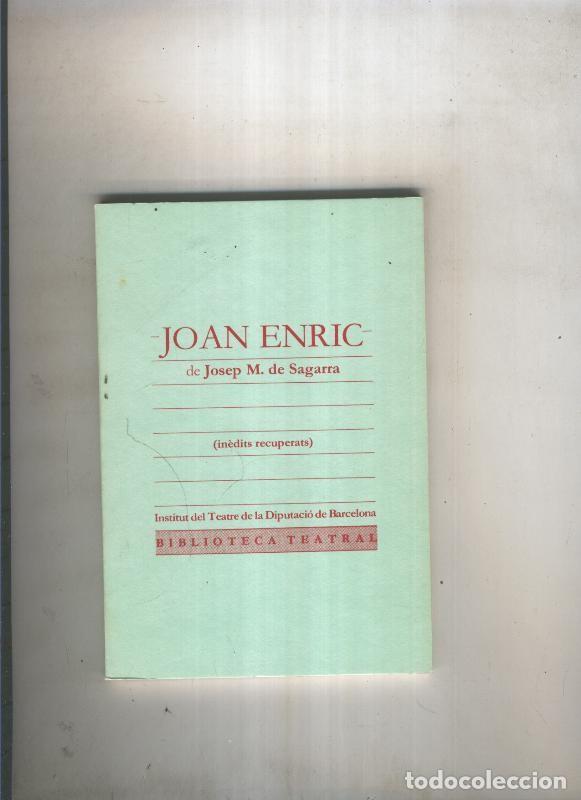 B&uuml;cher: Joan Enric - Josep M. de Sagarra