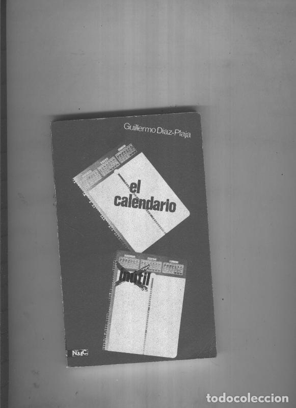 Libros: El calendario - Guillermo Diaz Plaja - Foto 1