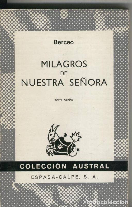Libros: Milagros de Nuestra Se&ntilde;ora - Berceo - Foto 1