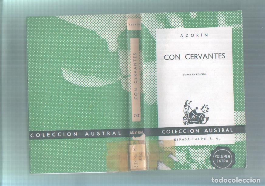 Libros: Austral numero 747: Con Cervantes - Azorin - Foto 1
