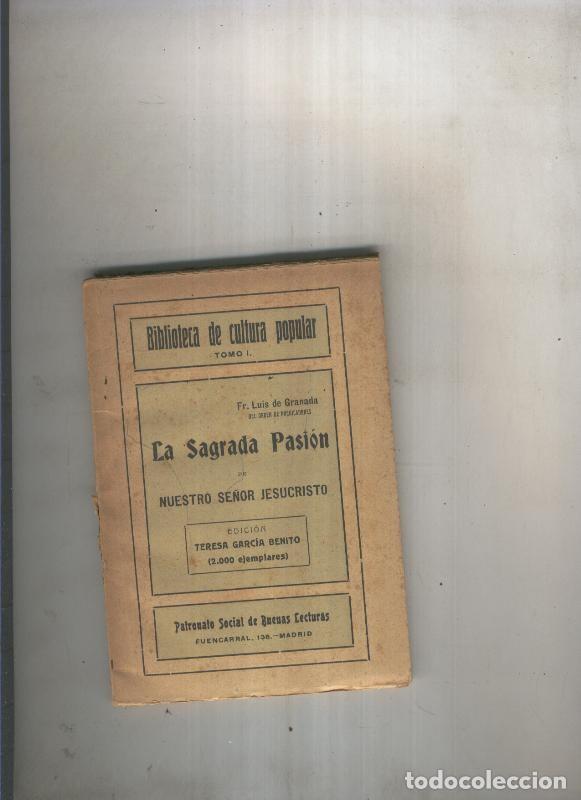 books: La Sagrada Pasion (edicion Teresa Garcia Benito) - Fr. Luiis de Granada