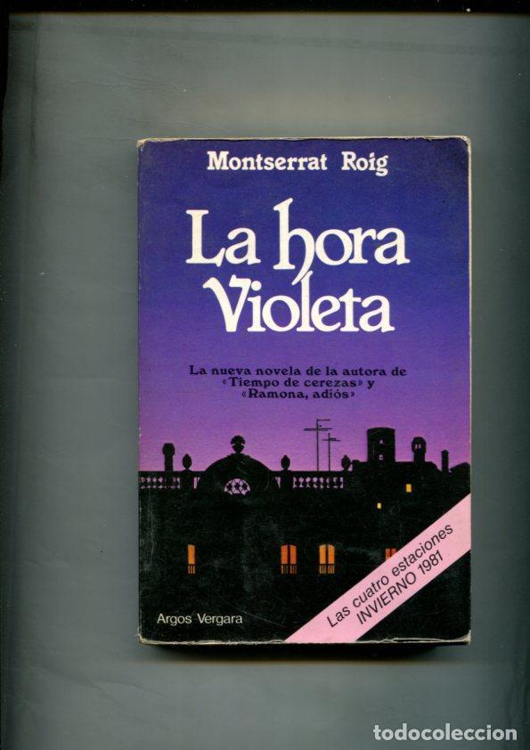 Libros: La hora violeta (edicion en castellano) - Montserrat Roig - Foto 1
