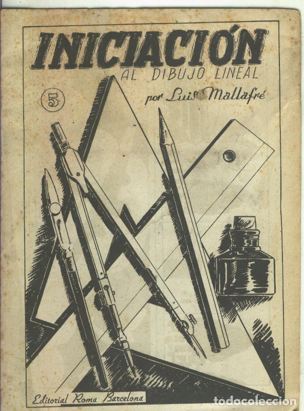books: Iniciacion al dibujo lineal cuaderno numero 5 por Luis Mallafre - Varios