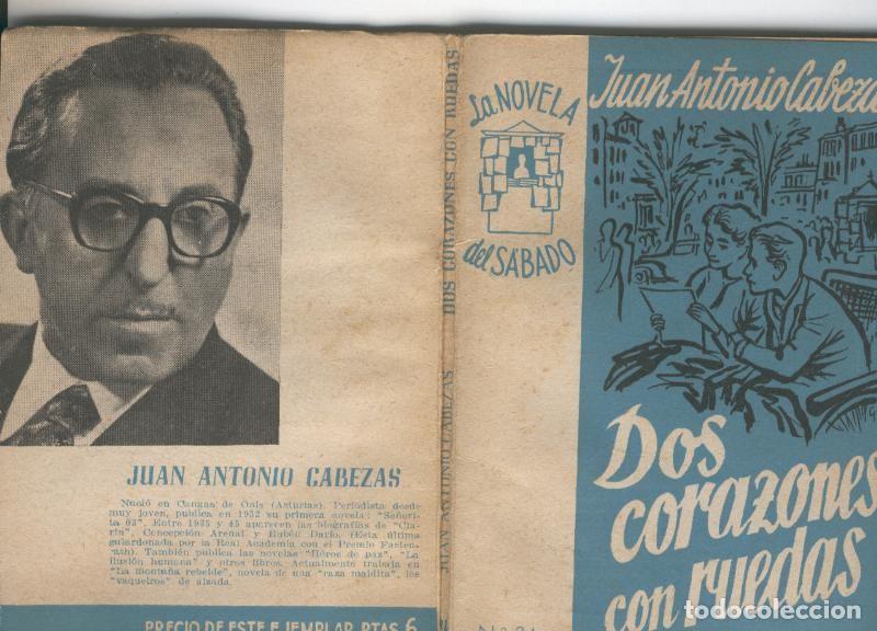 B&uuml;cher: La novela del sabado: Dos corazones con ruedas - Juan Antonio Cabezas