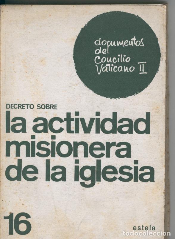 Libros: Decreto sobre la actividad misionera de la iglesia - Varios - Foto 1