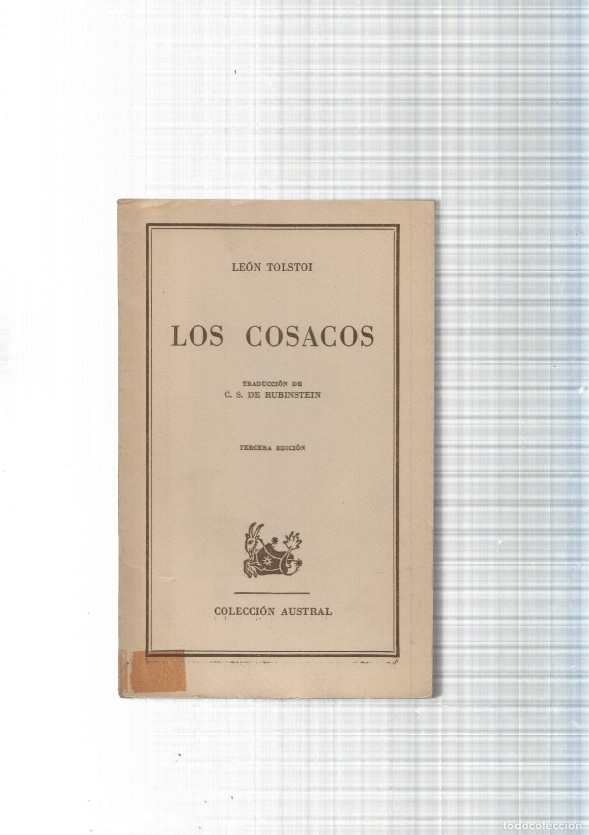 Libros: Coleccion Austral: Los cosacos - Leon Tolstoi - Foto 2