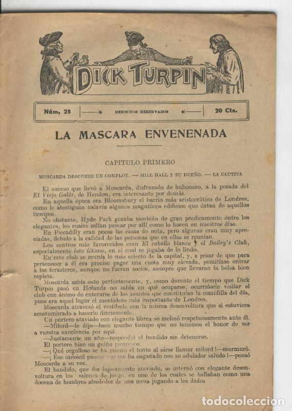 Libros: Folletin: Dick Turpin numero 28 - Varios - Foto 1