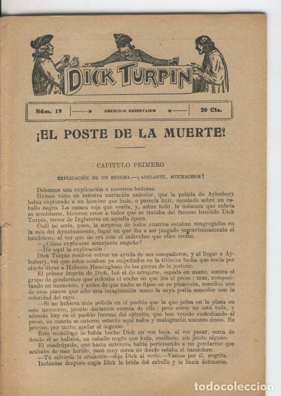 Libros: Folletin: Dick Turpin numero 19 - Varios - Foto 1