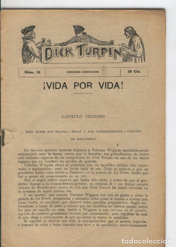 Libros: Folletin: Dick Turpin numero 14 - Varios - Foto 1