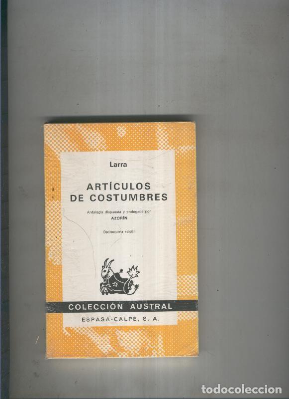 Libros: Articulos de costumbres - Larra - Foto 1