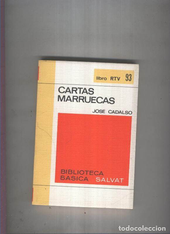 Libros: Biblioteca Basica Salvat libro RTV numero 093:Cartas marruecas(numerado 3 en interior cubierta) - Jo