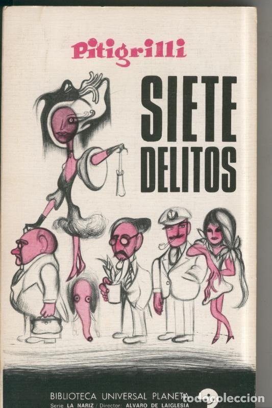 Libros: Coleccion La Nariz numero 12: Siete delitos - Pitigrilli - Foto 1