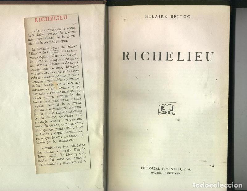 Libros: Richelieu - Hilaire Belloc - Foto 1