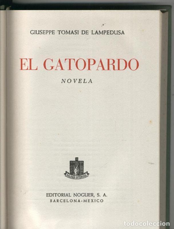 Libri di seconda mano: Galeria Literaria: El Gatopardo - Giuseppe Tomas de Lampedusa