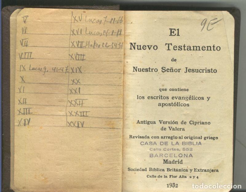 Libri di seconda mano: El nuevo testamento de nuestro se&ntilde;or jesucristo - Varios