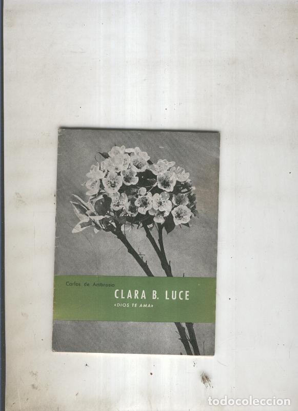 Livres: Clara B. Luce: Dios te ama - Carlos de Ambrosio