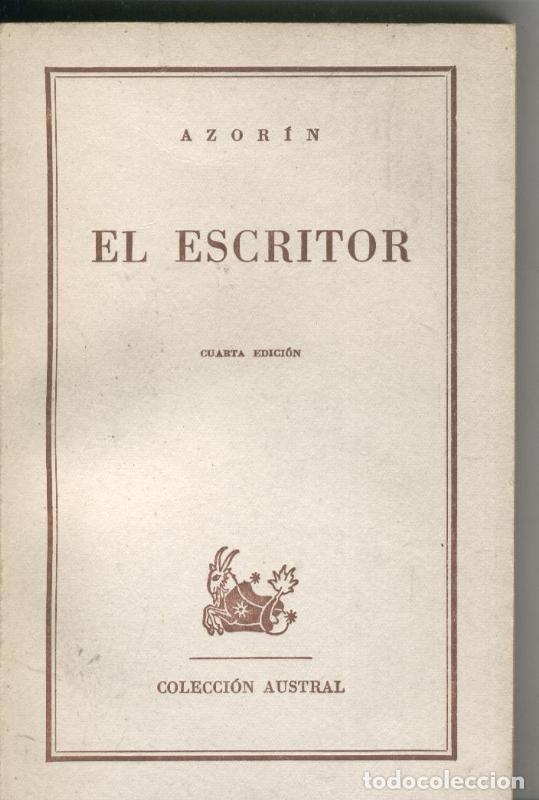 Libros: El escritor - Azorin - Foto 1
