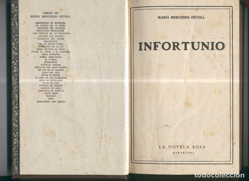 B&uuml;cher: Infortunio-El legado de la tia-Por la misma senda - Maria Mercedes Ortoll