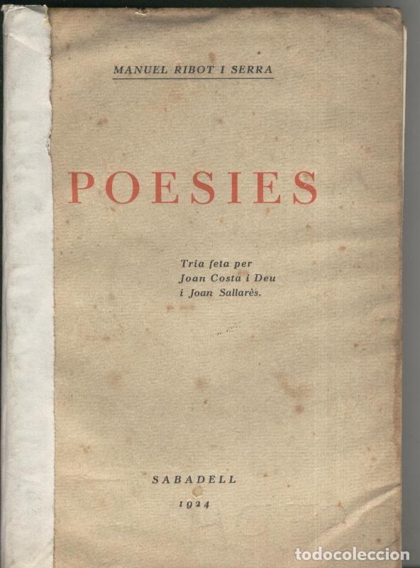 B&uuml;cher: Poesies de Manuel Ribot i Serra - Manuel Ribot i Serra