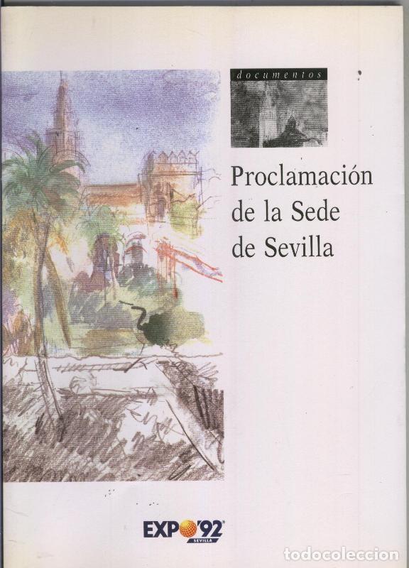 Libros: Proclamacion de la sede de Sevilla - Varios - Foto 1