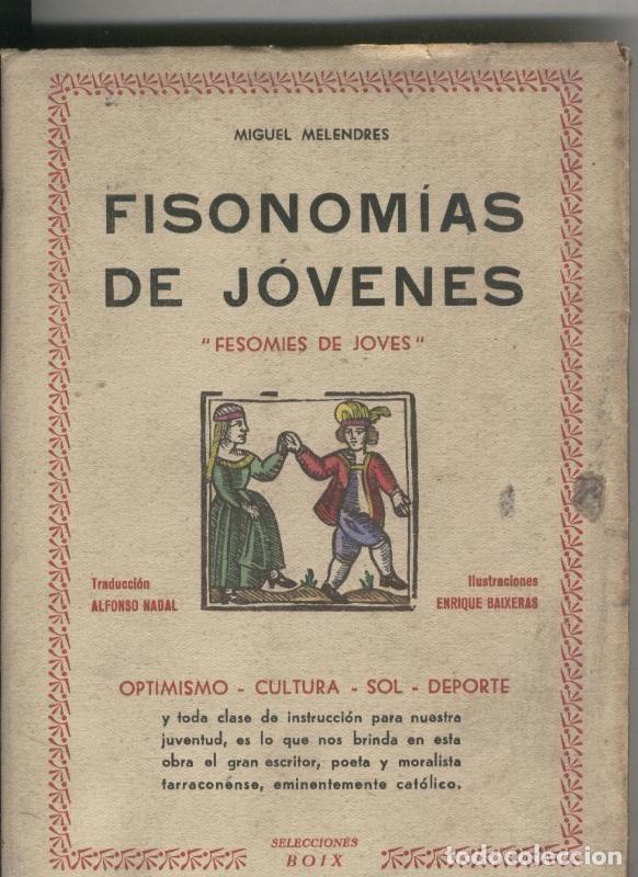 Libros: Fisonomias de jovenes - Miguel Melendres - Foto 1