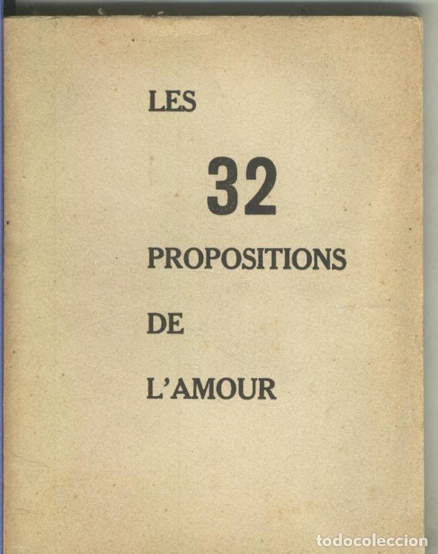 Libros: Les 32 propositions de L,Amour - Varios - Foto 1