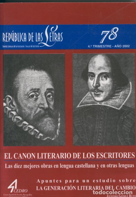 Libri di seconda mano: El Canon Literario de los Escritores - Varios
