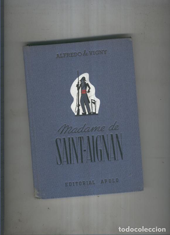 Libros: Madame de Saint Aignan - Alfredo de Vigny - Foto 1