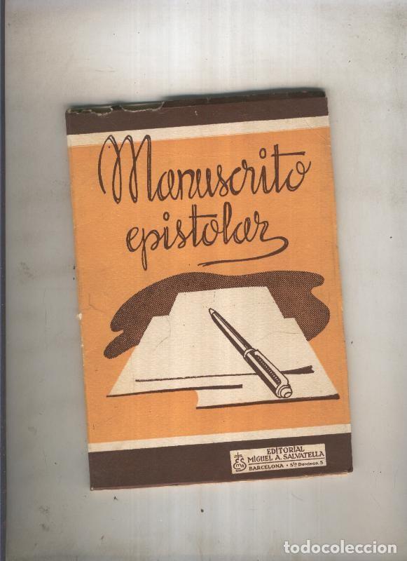 Libri di seconda mano: Manuscrito epistolar - Santos Diaz Santillana