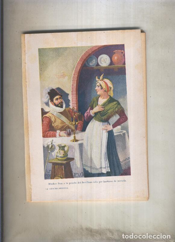 B&uuml;cher: La ilustre fregona (66 paginas + 1 ilustracion color de E.Vicente - Miguel de Cervantes