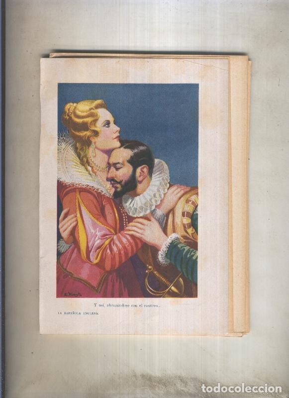 books: La espa&ntilde;ola inglesa (51 paginas + 1 ilustracion color de E.Vicente - Miguel de Cervantes