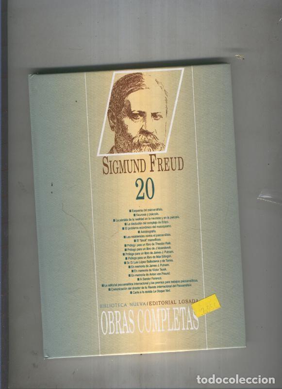 Libros: Obras completas de Sigmund Freud numero 20 - Sigmund Freud