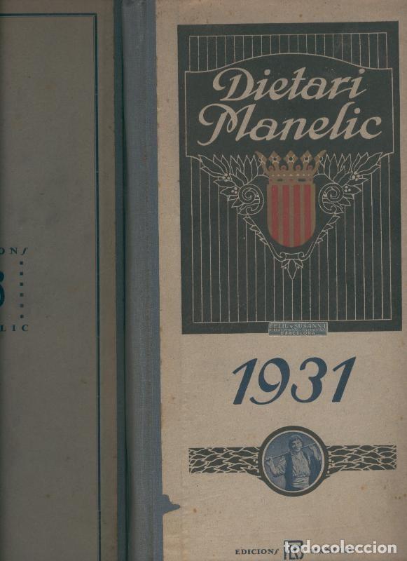 Libros: Dietari Manelic 1931 - Varios - Foto 1