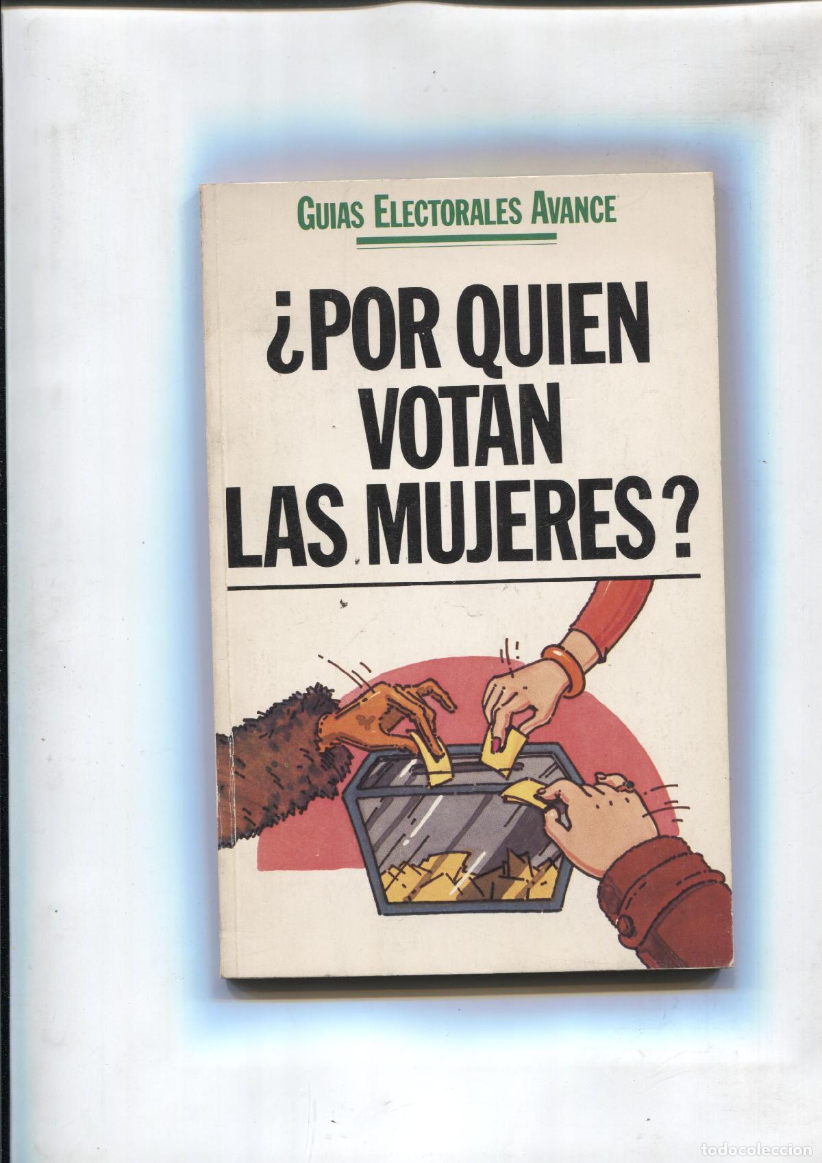Livros em segunda m&atilde;o: Guias electorales avance: Por quien votan las mujeres - varios
