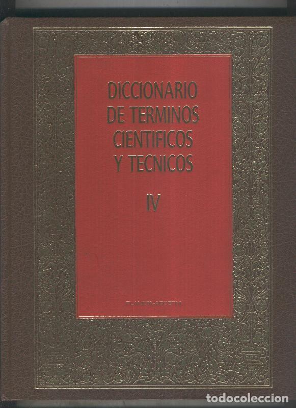 Livros em segunda m&atilde;o: Diccionario de terminos cientificos y tecnicos volumen IV: FRE-MAM - Varios