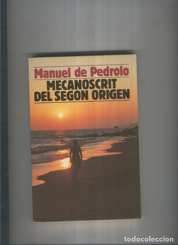 Libros: Mecanoscrit del segon origen - Manuel de Pedrolo - Foto 1