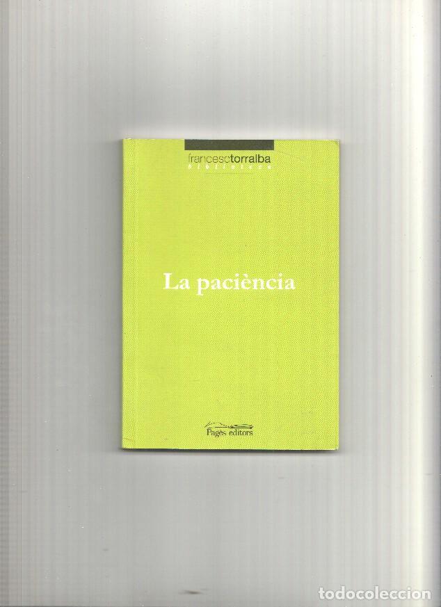 books: La paciencia - Francesc Torralba