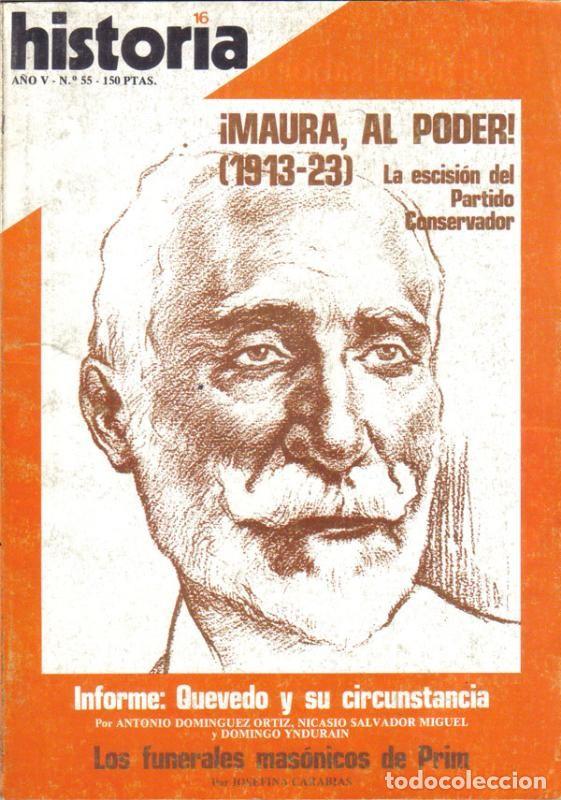 Libros: Historia 16 numero 055: Maura al poder 1913-23 - Varios - Foto 1