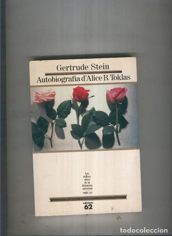 Libros: Autobiografia d Alice B. Toklas - Gertrude Stein