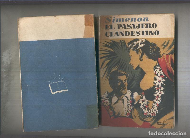 Libri di seconda mano: El pasajero clandestino (cubierta en mal estado) - Georges Simenon