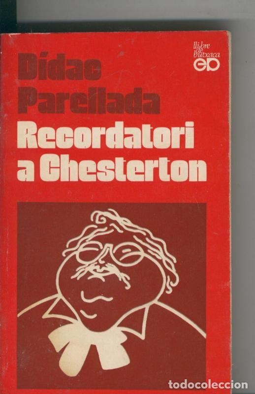 Libros: Recordatori a Chesterton - Didac Parellada