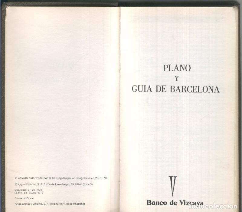Libros: Plano y guia de Barcelona - Varios - Foto 1
