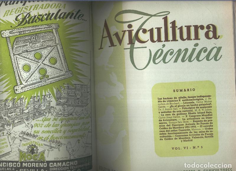 Libri di seconda mano: Avicultura Tecnica a&ntilde;o 1953 - Varios