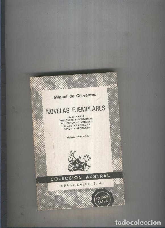 Libros: Austral 0029: Novelas ejemplares: La gitanilla, Rinconete y - Miguel de Cervantes - Foto 1