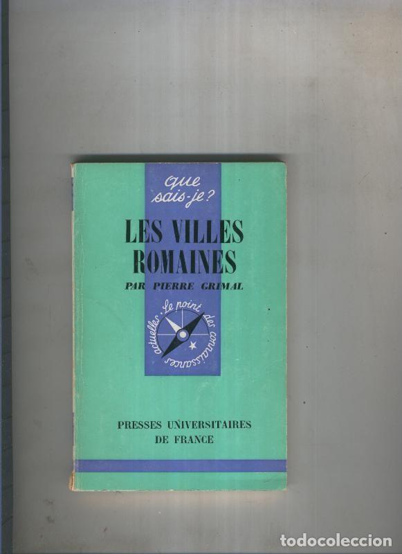 Libros: Les villes Romaines - Pierre Grimal - Foto 1