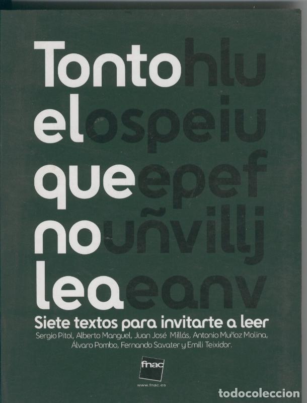 Livros em segunda m&atilde;o: Tonto el que no lea (anotaciones en alguna pagina de su due&ntilde;o original) - Varios