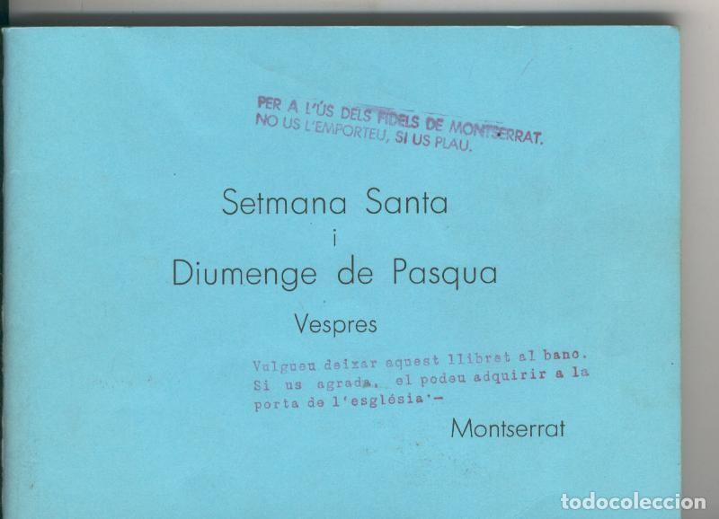 Libros: Setmana Santa i Diumenge de Pasqua - Varios - Foto 1