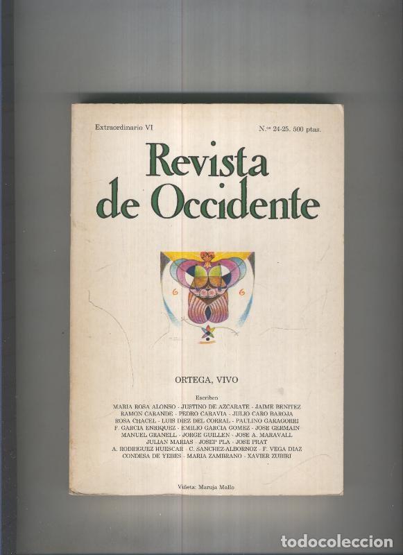 B&uuml;cher: Revista de occidente numeros 24-25 - varios